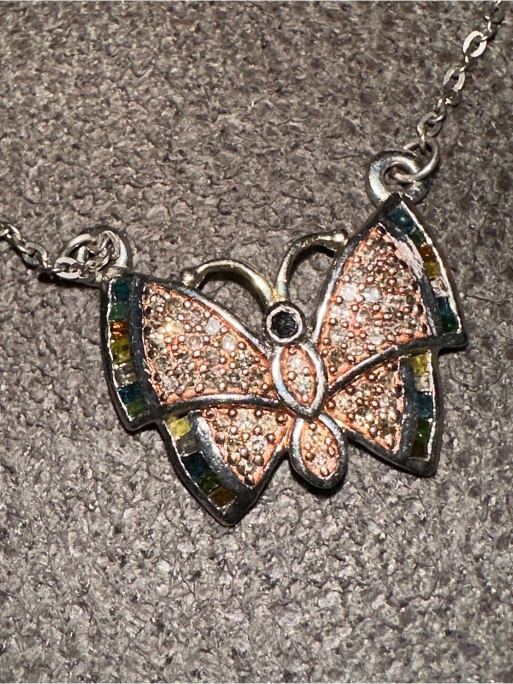Guisseppi Perez Italian Garden .50ctw Diamond Pendant Sterling Silver